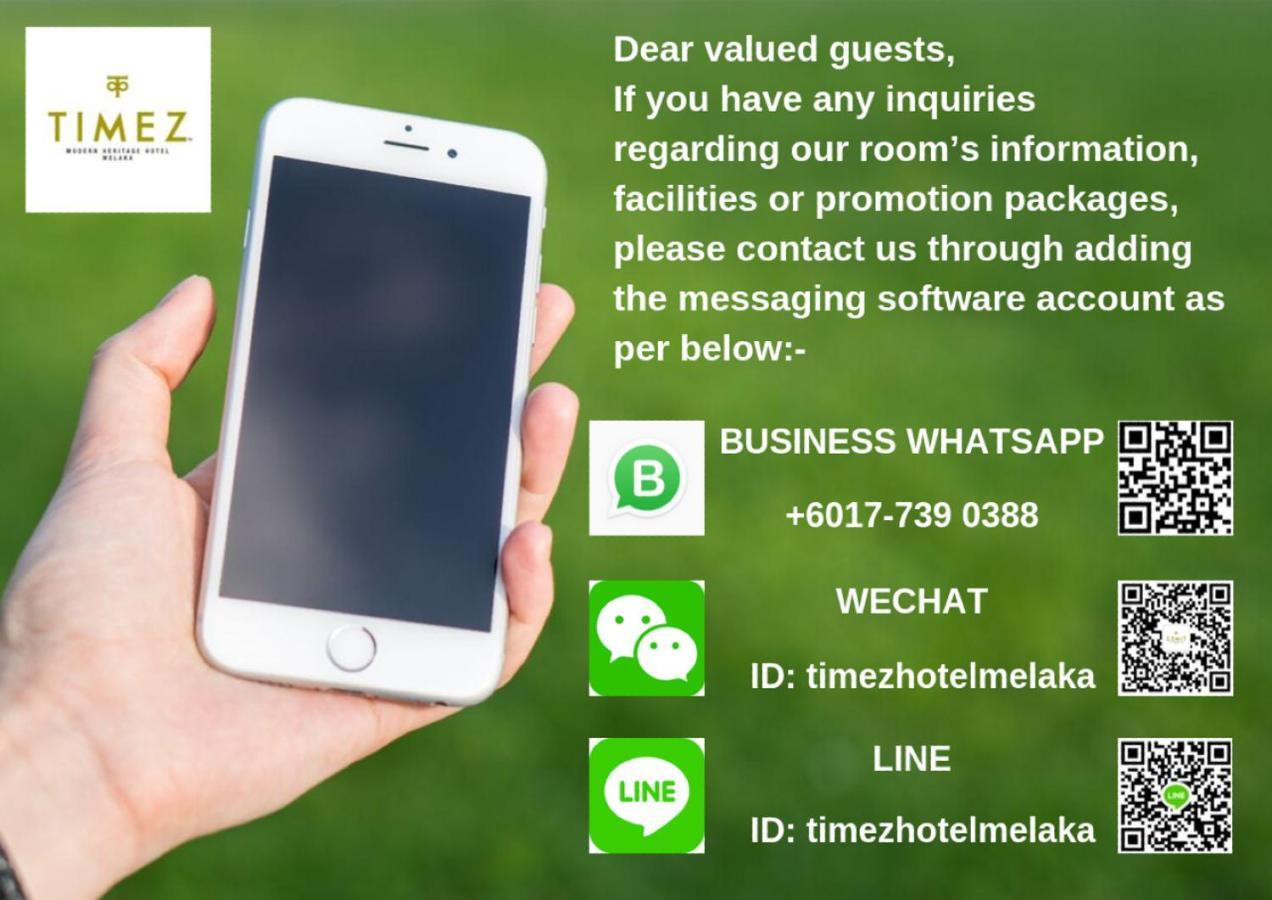 Timez Hotel Melaka Zewnętrze zdjęcie